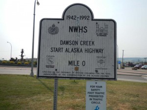 Beginn Alaska Highway 2