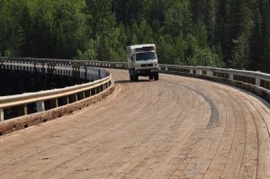 Brücke des alten Alaska Highway 1