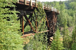 Brücke des alten Alaska Highway 2